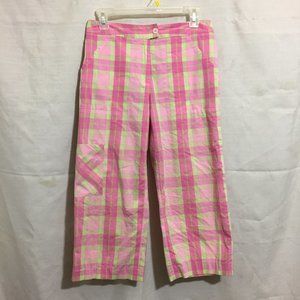 Lilly Pulitzer Pink Capri Pants
